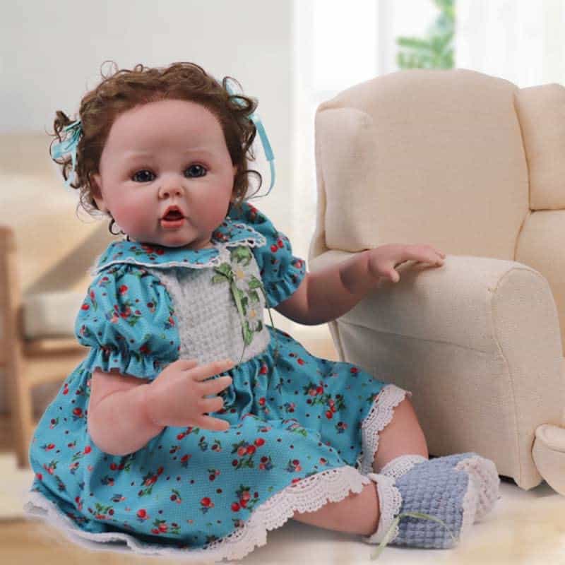 Muñecas Reborn realistas de qooarker, 24 pulgadas, cuerpo