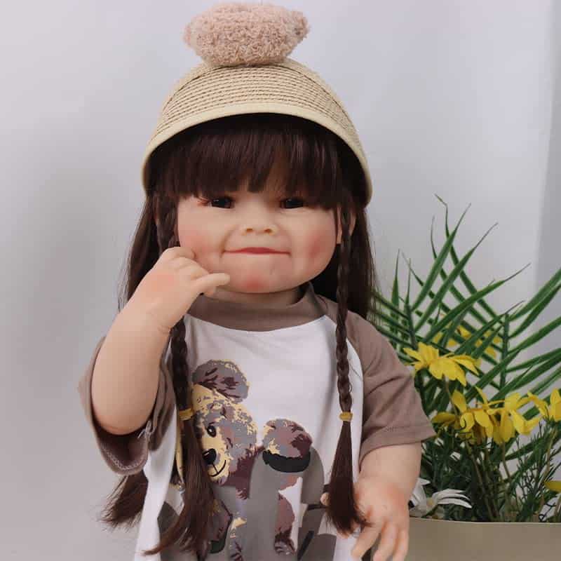 Muñecas Realistas de Bebé Renacido Niña, 24 Pulgadas Cuerpo - Imagen 4