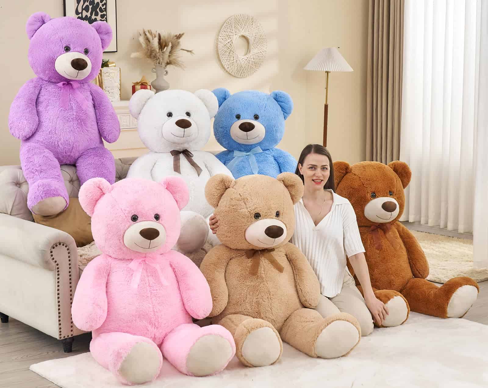 Oso de Peluche Gigante de 51 Pulgadas de Toys Studio, Lindo - Imagen 8