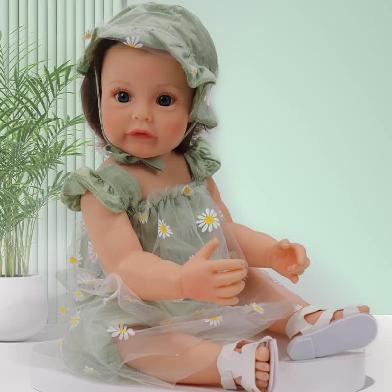 Muñeca de bebé reborn qooarker, niña de 24 pulgadas, cuerpo