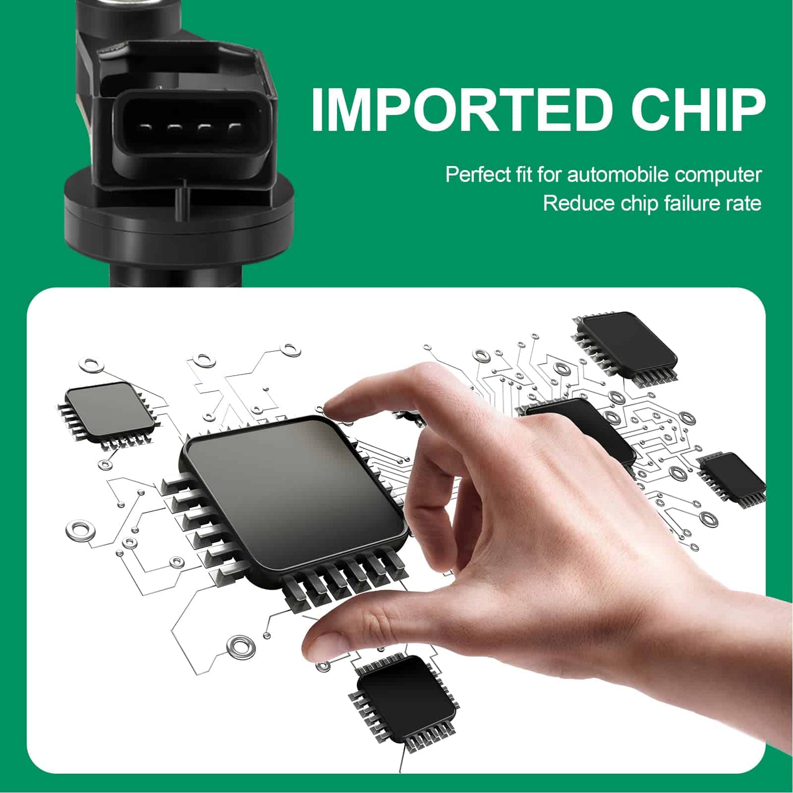 Conjunto de 6 Bobinas de Encendido UF267 y Bujías de - Imagen 7