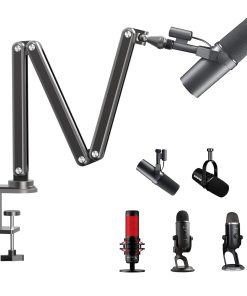 FULAIM Brazo de Micrófono Boom, Rotación 360°, Ajustable y