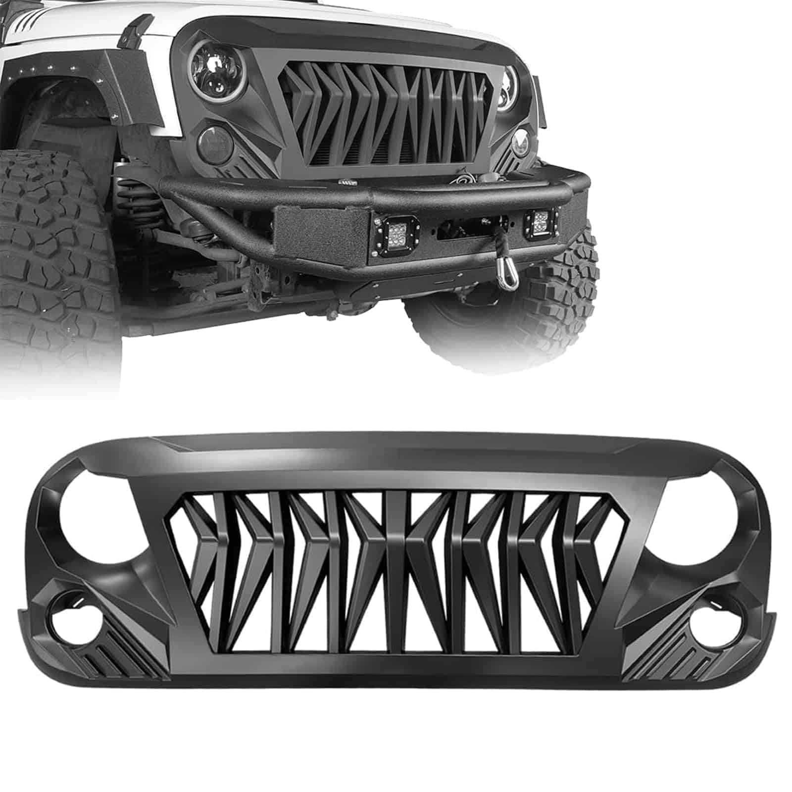 Rejilla delantera para parachoques Collect Light para Jeep