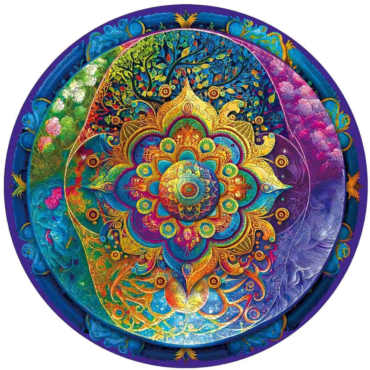 Rompecabezas de madera Mandala de 500 piezas Mys Aurora