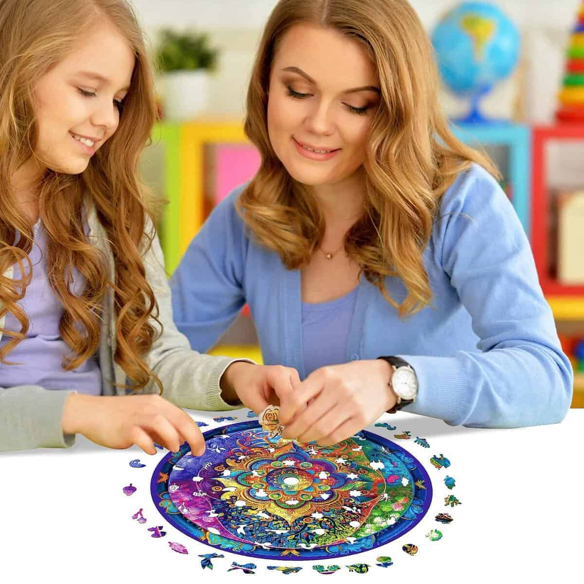 Rompecabezas de madera Mandala de 500 piezas Mys Aurora - Imagen 6