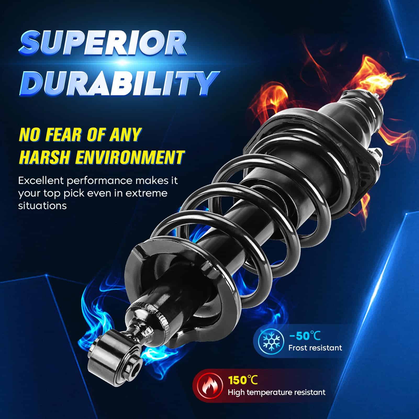 Ensamble de Amortiguador Trasero con Resorte de - 2 Piezas - Imagen 4