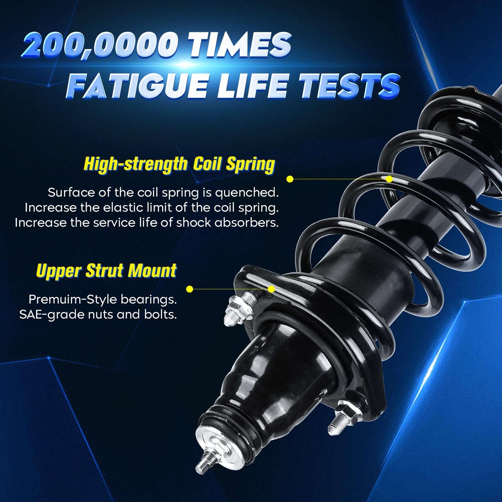 Ensamble de Amortiguador Trasero con Resorte de - 2 Piezas - Imagen 3