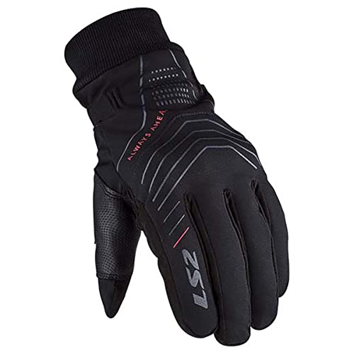 Guantes de turismo para hombre LS2 Helmets Civis (Negro -