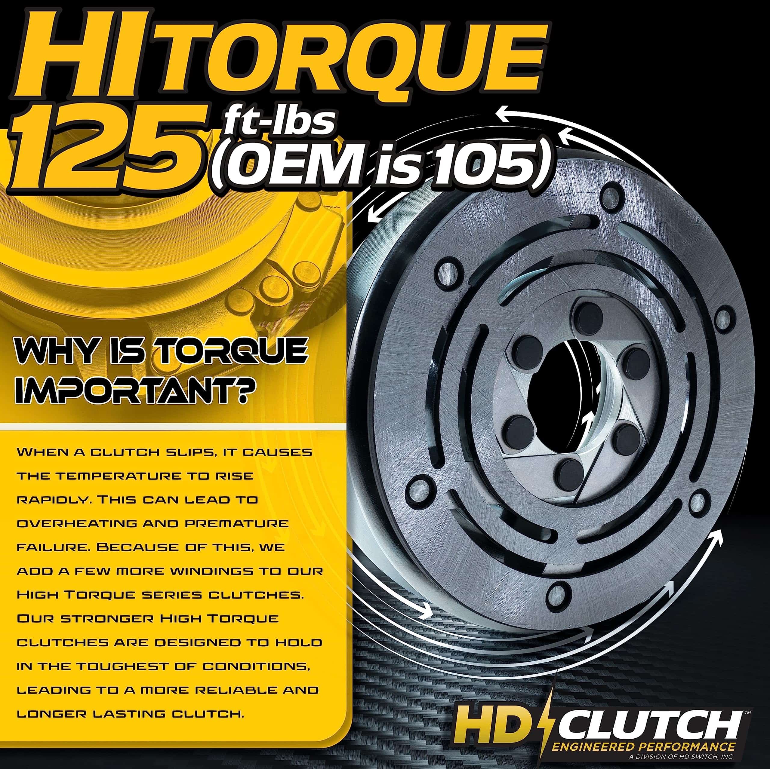 Embrague de cuchilla PTO HiTorq 125ftlb (OEM 105) para - Imagen 3