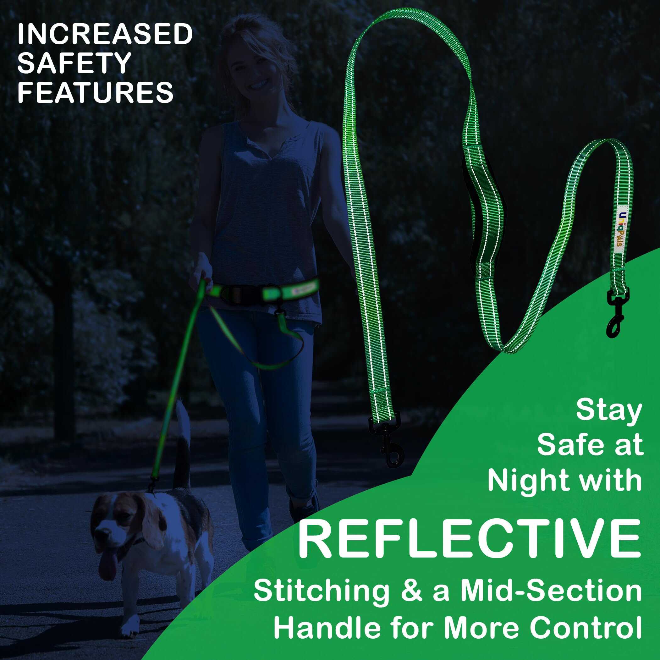 Correa manos libres UNIQPALS para perros pequeños a grandes - Imagen 7