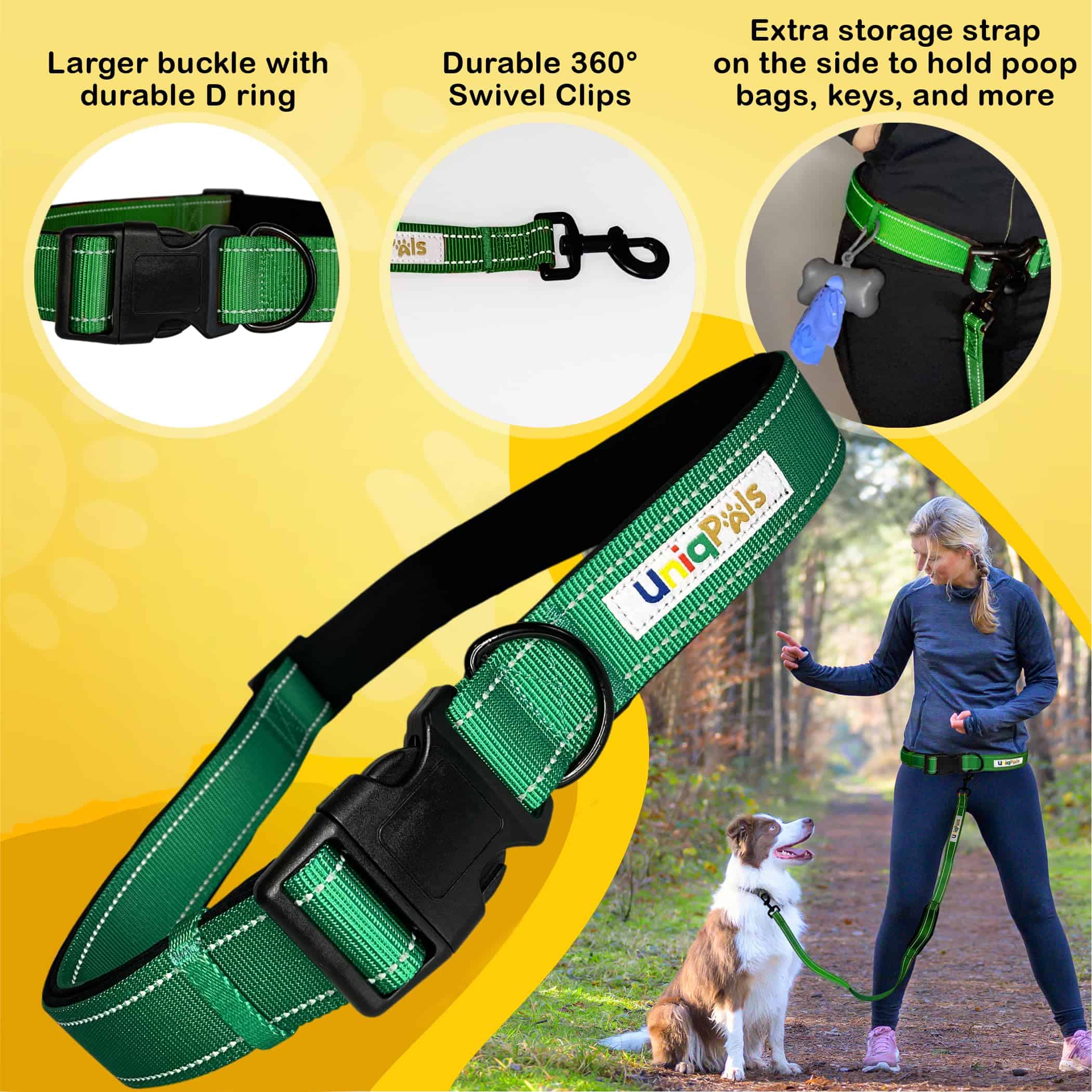 Correa manos libres UNIQPALS para perros pequeños a grandes - Imagen 5