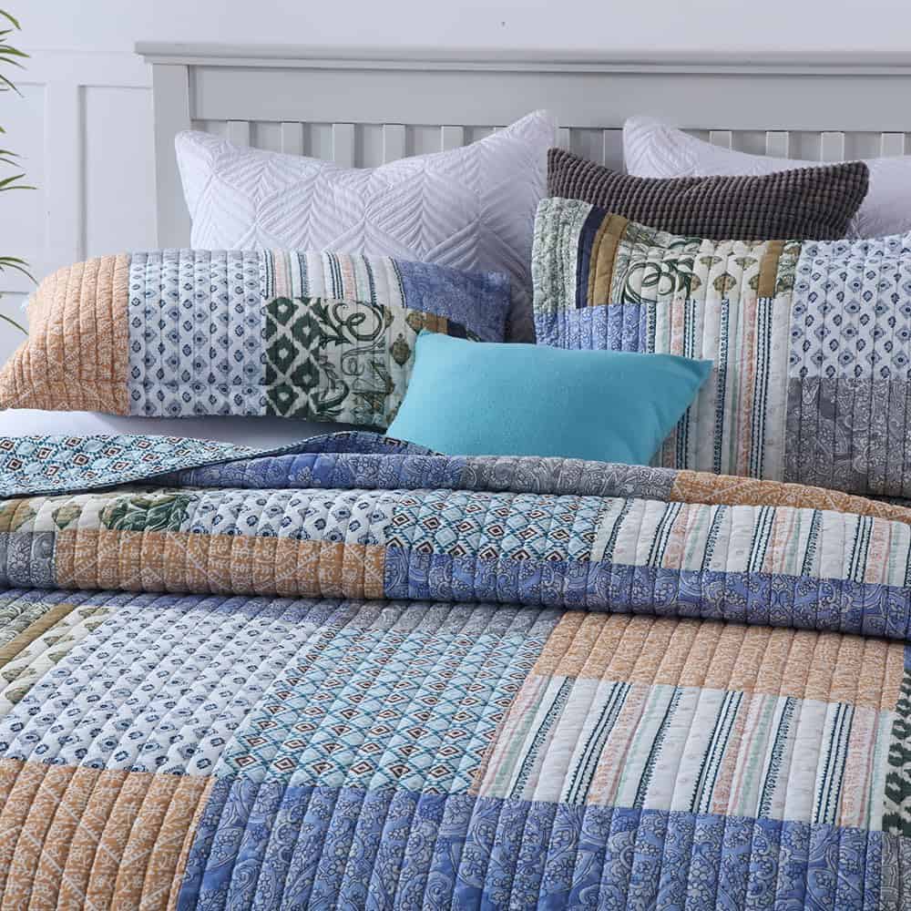 Juego de Edredón de Algodón VISIMISI 3 Piezas Reversible - Imagen 4