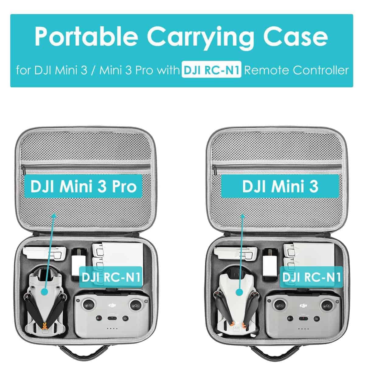 Estuche de transporte portátil XINANEE para dron DJI Mini 3 - Imagen 3