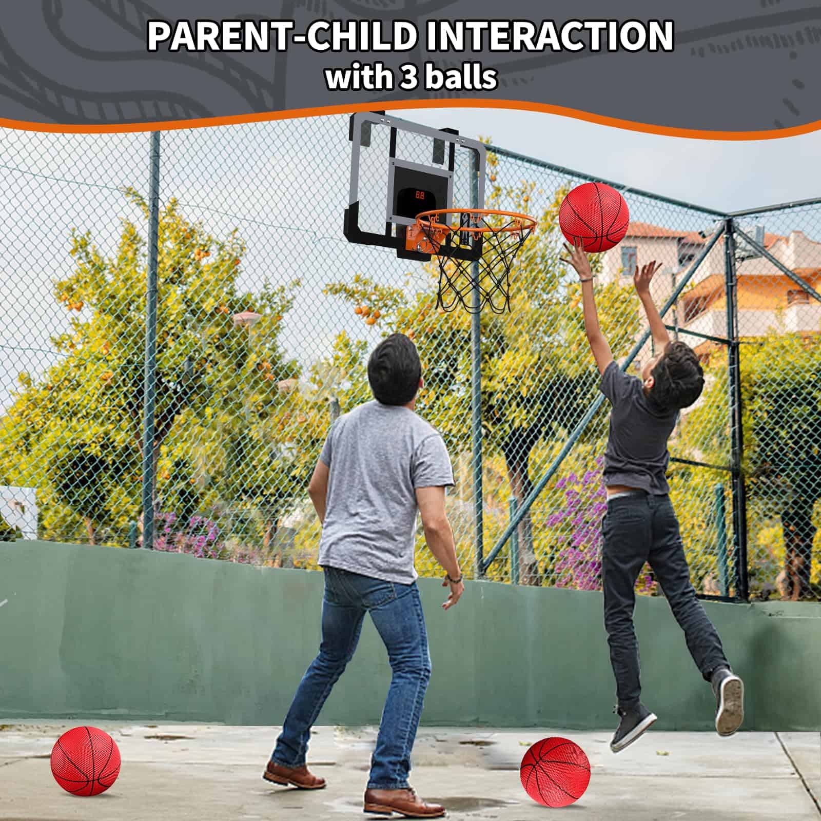 Tabla de Baloncesto Electrónica Mini con Marcador, Tablero - Imagen 8