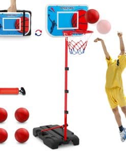 Canasta de Baloncesto para Niños HYES, Interior y Exterior,