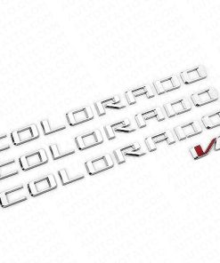 Emblemas de carrocería de 4 piezas para Colorado V6