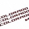Juego de 4 emblemas de 2015-2022 Colorado V6 para