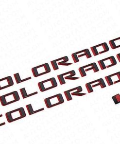 Juego de 4 emblemas de 2015-2022 Colorado V6 para