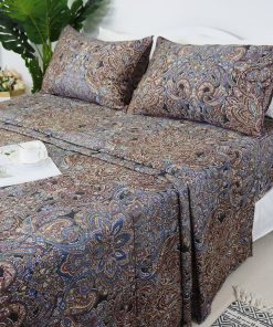 Juego de Ropa de Cama Vintage Paisley Softta Tamaño King