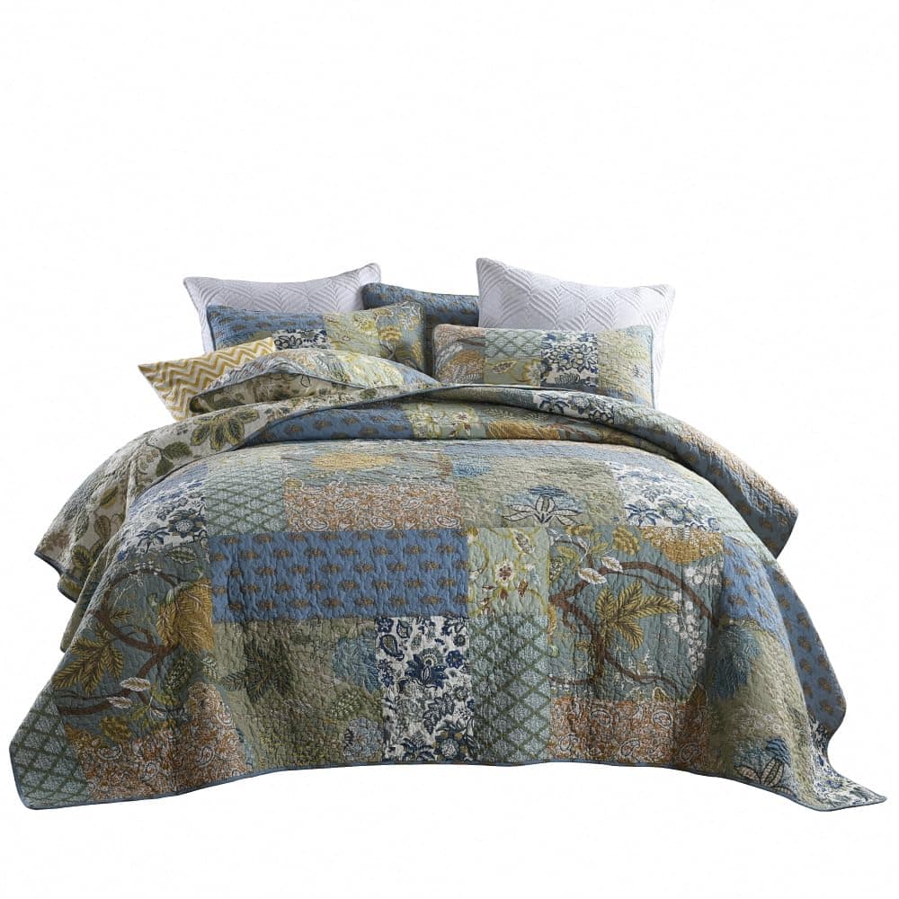 Juegos de Colchas de Algodón Reversibles VISIMISI, - Imagen 10