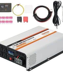 Inversor OUBOTEK de Onda Sinusoidal Pura de 3000 Vatios, CC