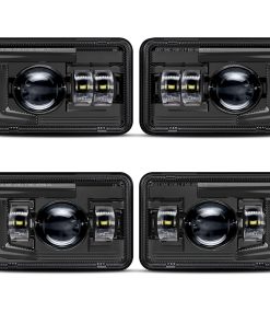 HWSTAR 2023 Mejoradas 120W Anti-deslumbramiento 4x6 Faros