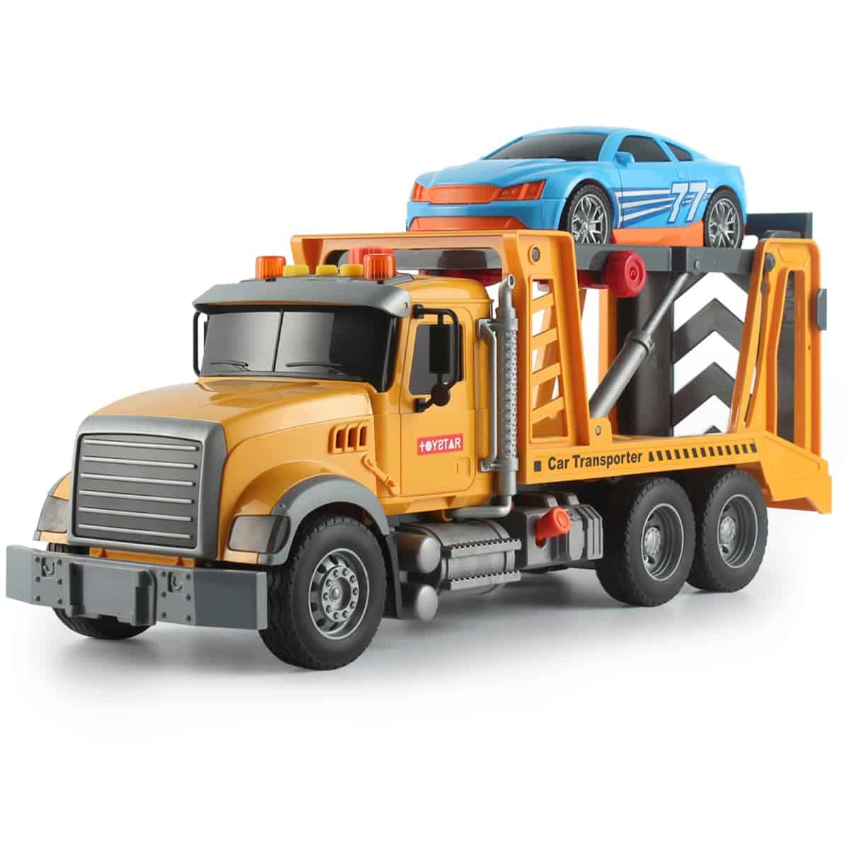 Juego de Camión Transportador de Juguetes con Auto de