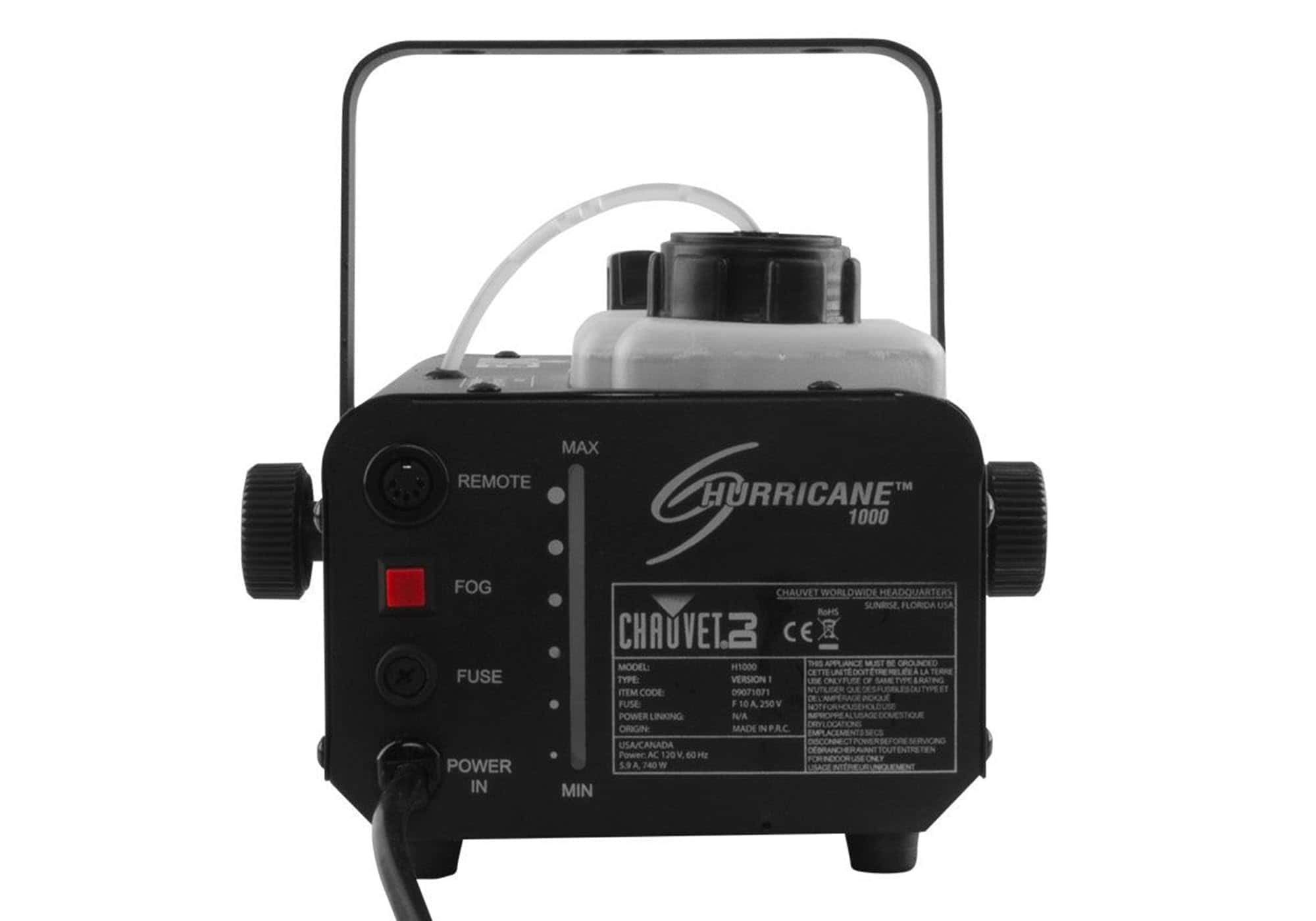 CHAUVET DJ Hurricane 1000 Máquina de Humo con 10,000 CFM - Imagen 7