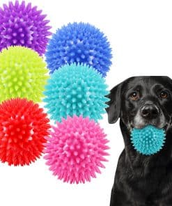 Pelota de perro chirriante indestructible Pweituoet de 3.5