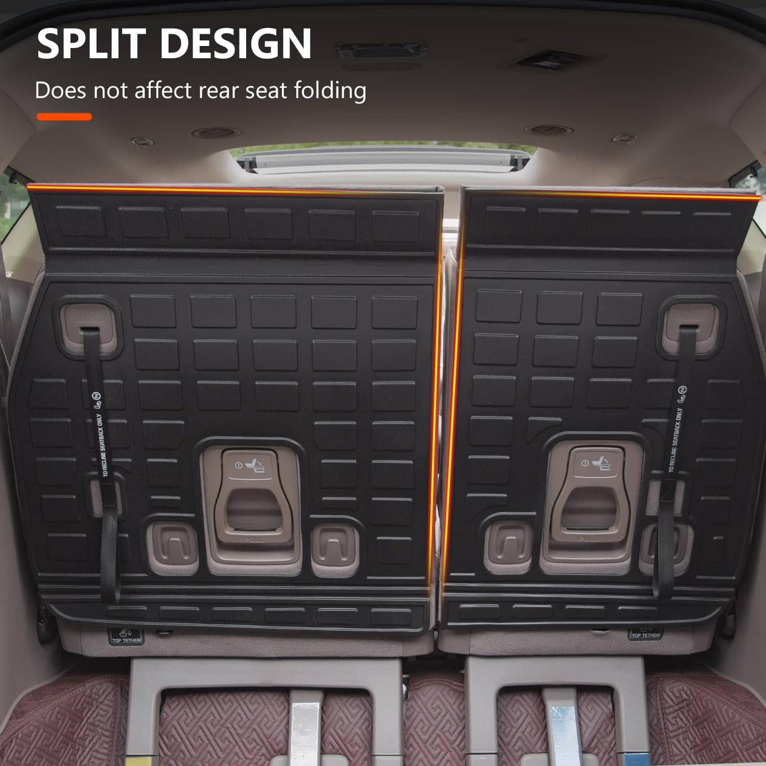 Powoq Mats de Respaldo Compatible con Kia Carnival - Imagen 7