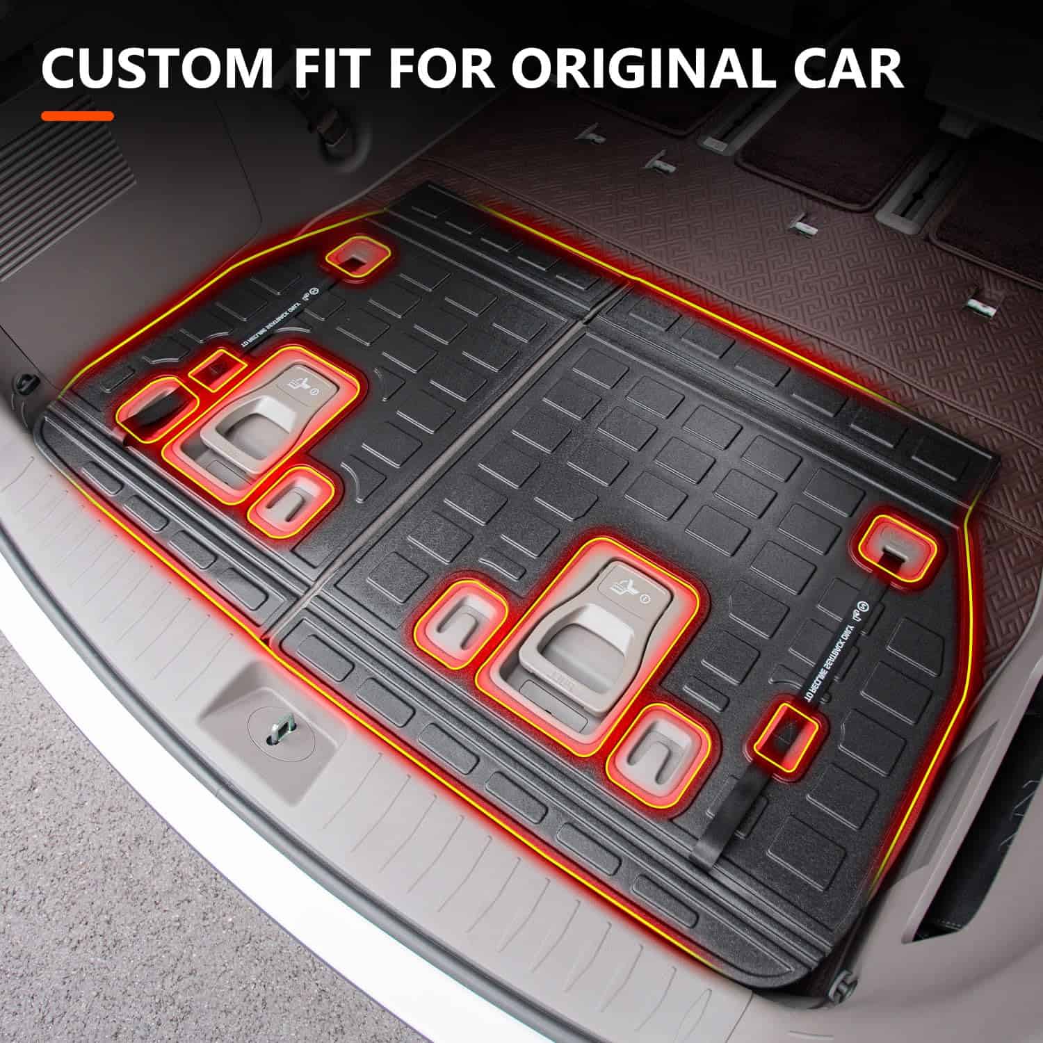 Powoq Mats de Respaldo Compatible con Kia Carnival - Imagen 3