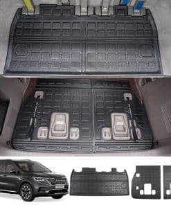 Tapete de maletero powoq Compatible con Kia Carnival
