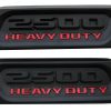 Par de Emblemas Nuevos 2500 para Reemplazo de 2500 Heavy