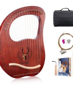 Arpa Lira VixxNoxx, 19 Cuerdas de Caoba, Kit de Arpa Lira,