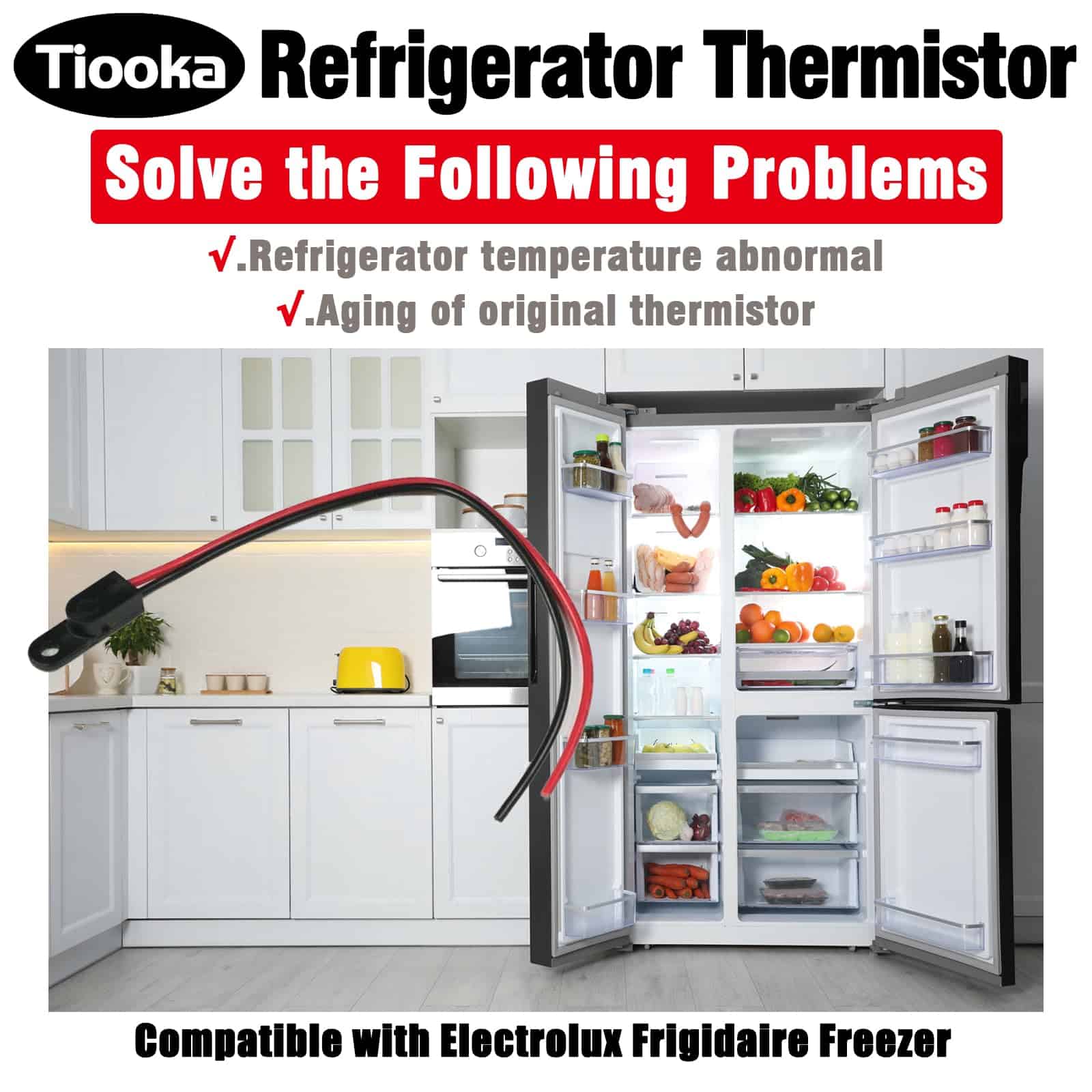 Sensores de Reemplazo Tiooka 297018400 para Frigidaire - Imagen 3