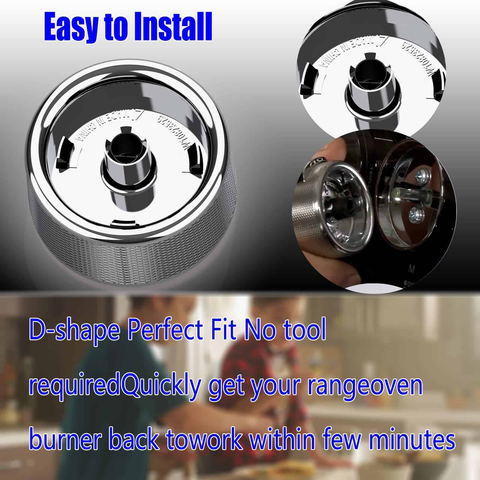 Perilla W11156487 W10823529 para horno y estufa Whirlpool - Imagen 4