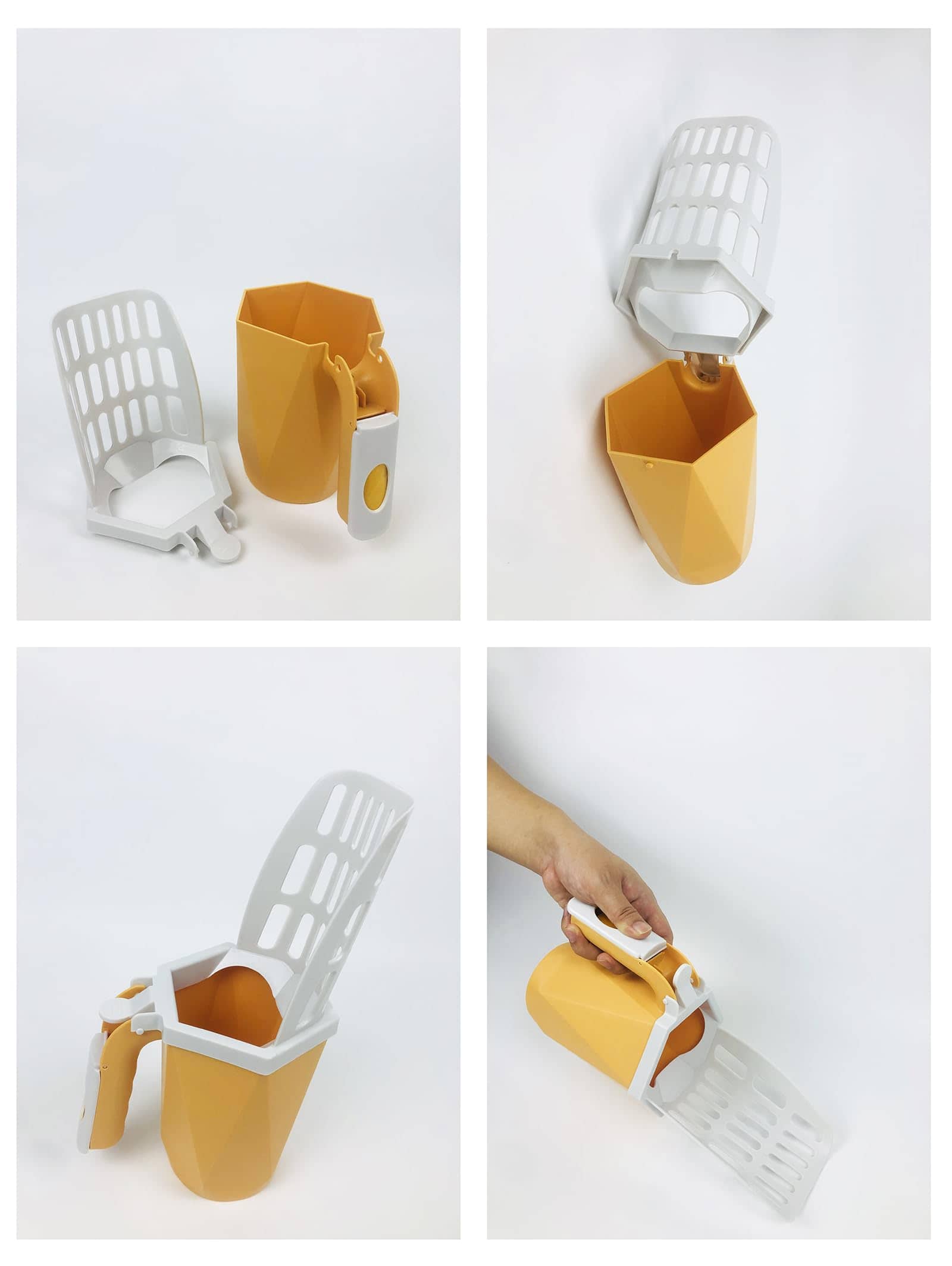 HopingMore 4 en 1 Recogedor Integrado de Arena para Gatos - Imagen 6