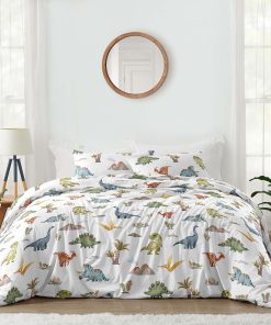 Set de edredón Sweet Jojo Designs Watercolor Dinosaur Dino