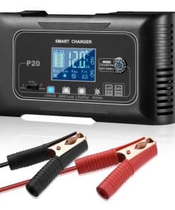 Cargador de batería de coche Lierhyt 20 Amp, 12V y 24V