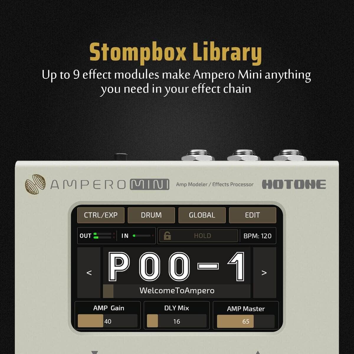 Procesador de Efectos Multi Guitarra Bajo Amp Modelado - Imagen 5