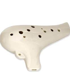 Ocarina de Plástico Alto C NIGHT by-Noble (Blanco)
