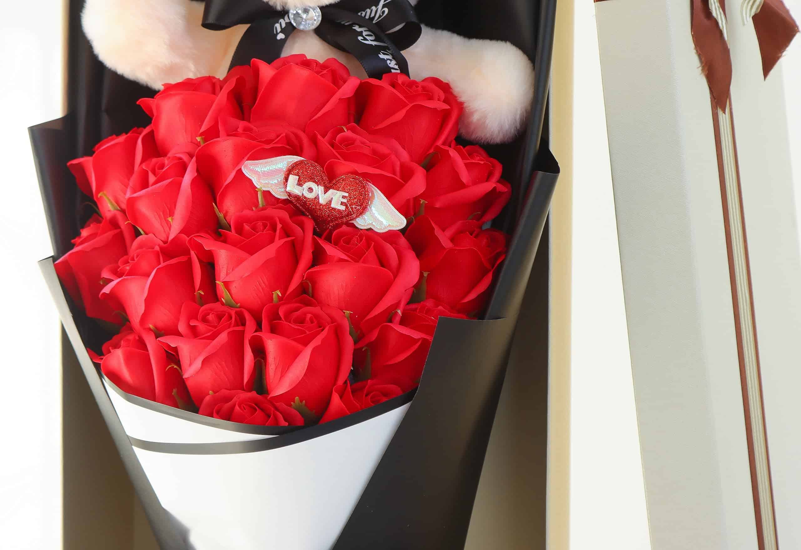 Ramo de Osito Lindo - Ramo Hecho a Mano de Ositos de - Imagen 7