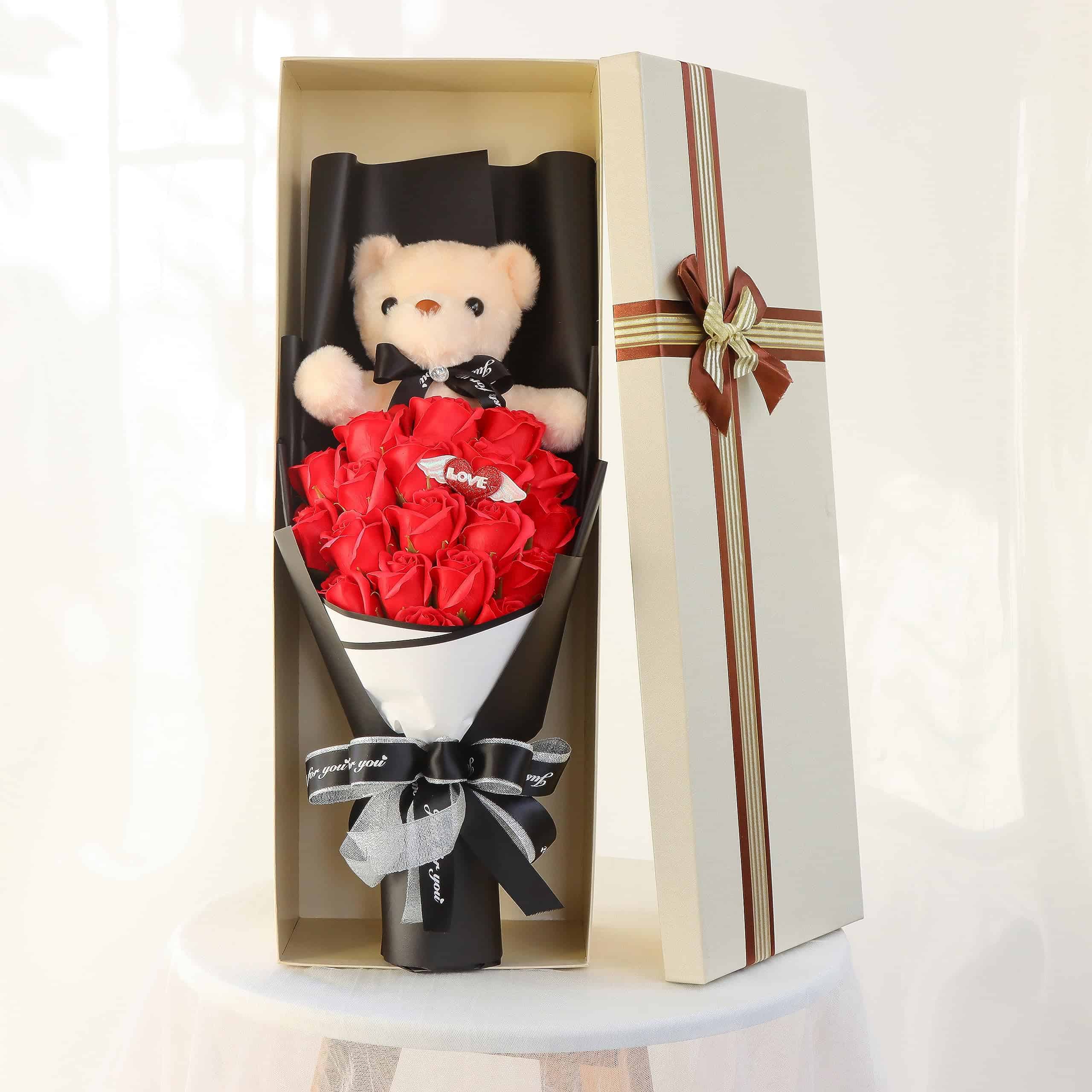 Ramo de Osito Lindo - Ramo Hecho a Mano de Ositos de - Imagen 5