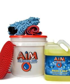 AIM Wash and Wax Car Wash Bundle - Kit Completo Con Cubeta