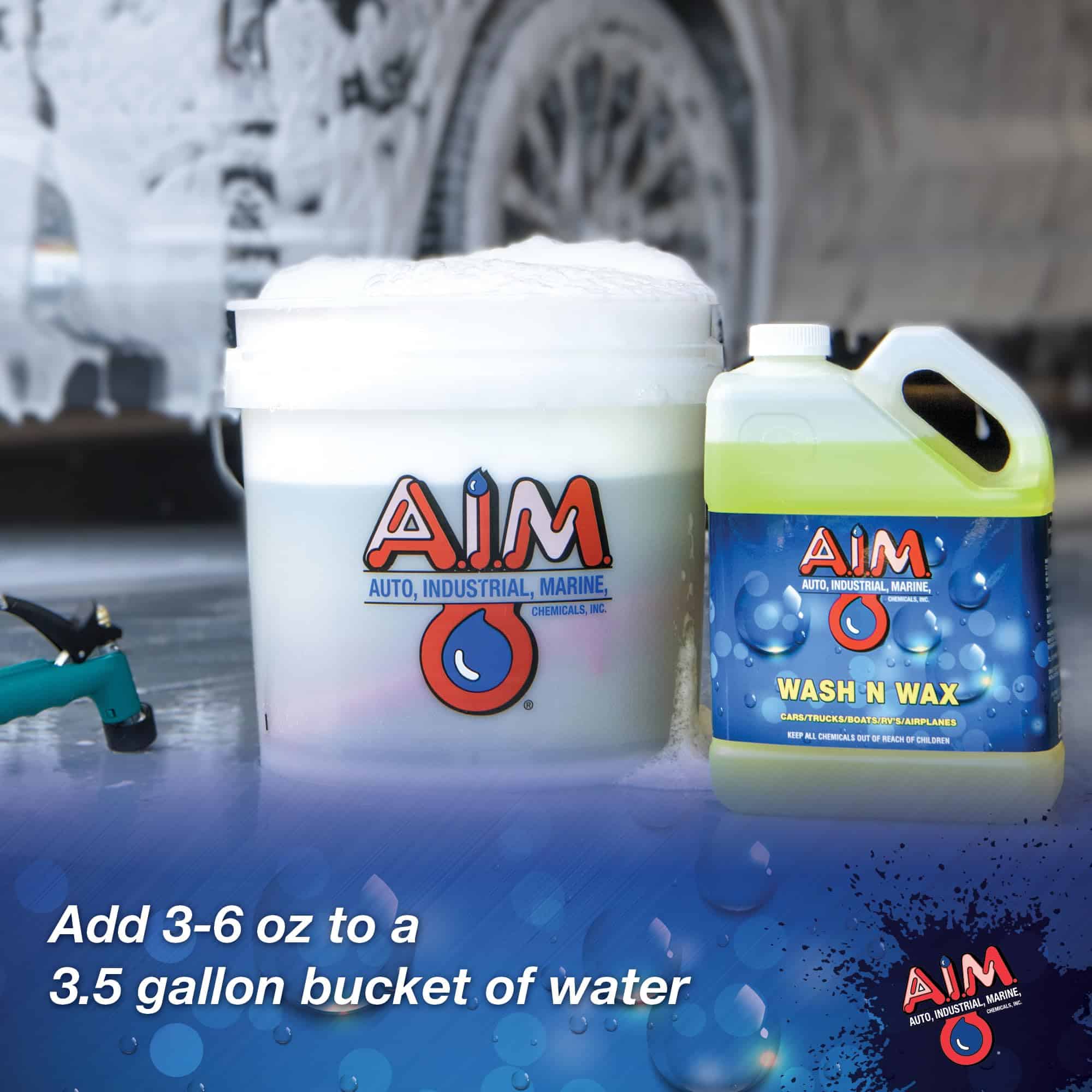 AIM Wash and Wax Car Wash Bundle - Kit Completo Con Cubeta - Imagen 6