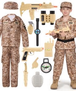 Disfraz de Soldado de Ejército para Niños, Disfraz Militar