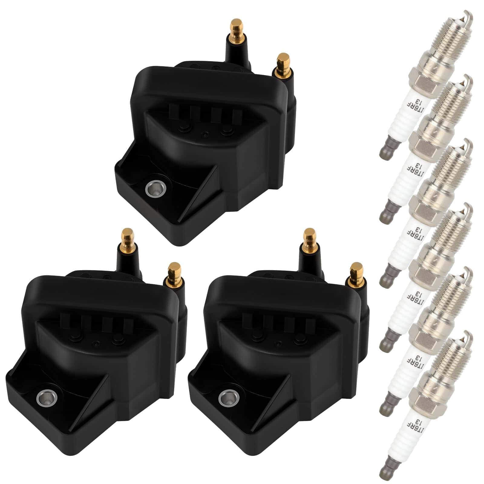 ECCPP DR39X 3 bobinas de ignición con 6 bujías de iridio - Imagen 9