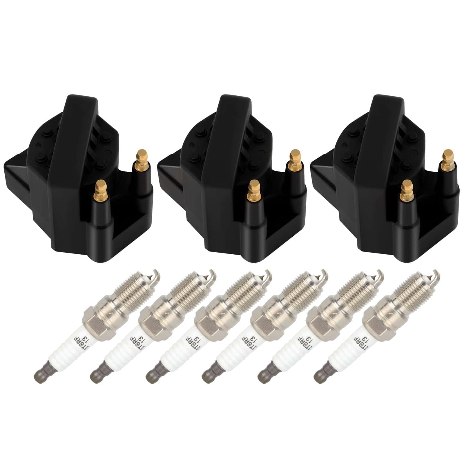 ECCPP DR39X 3 bobinas de ignición con 6 bujías de iridio - Imagen 10