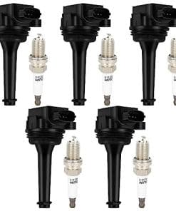 ECCPP UF341 5 bobinas de encendido con 5 bujías de iridio