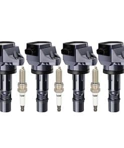 ECCPP UF672 4 bobinas de encendido con 4 bujías de iridio